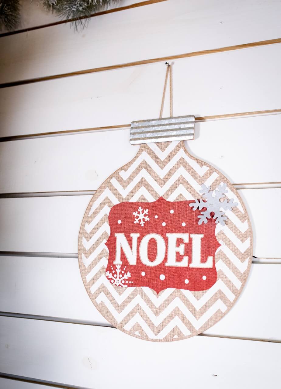 Burlap Ornament Wall Hangings