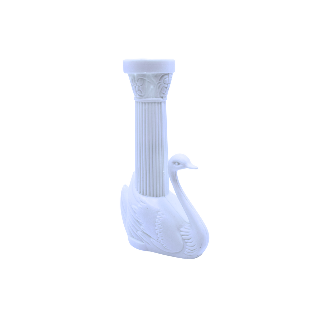 Bush Style - 4-1/2" Swan Pillars Only- Color: White Pack: 36 pcs