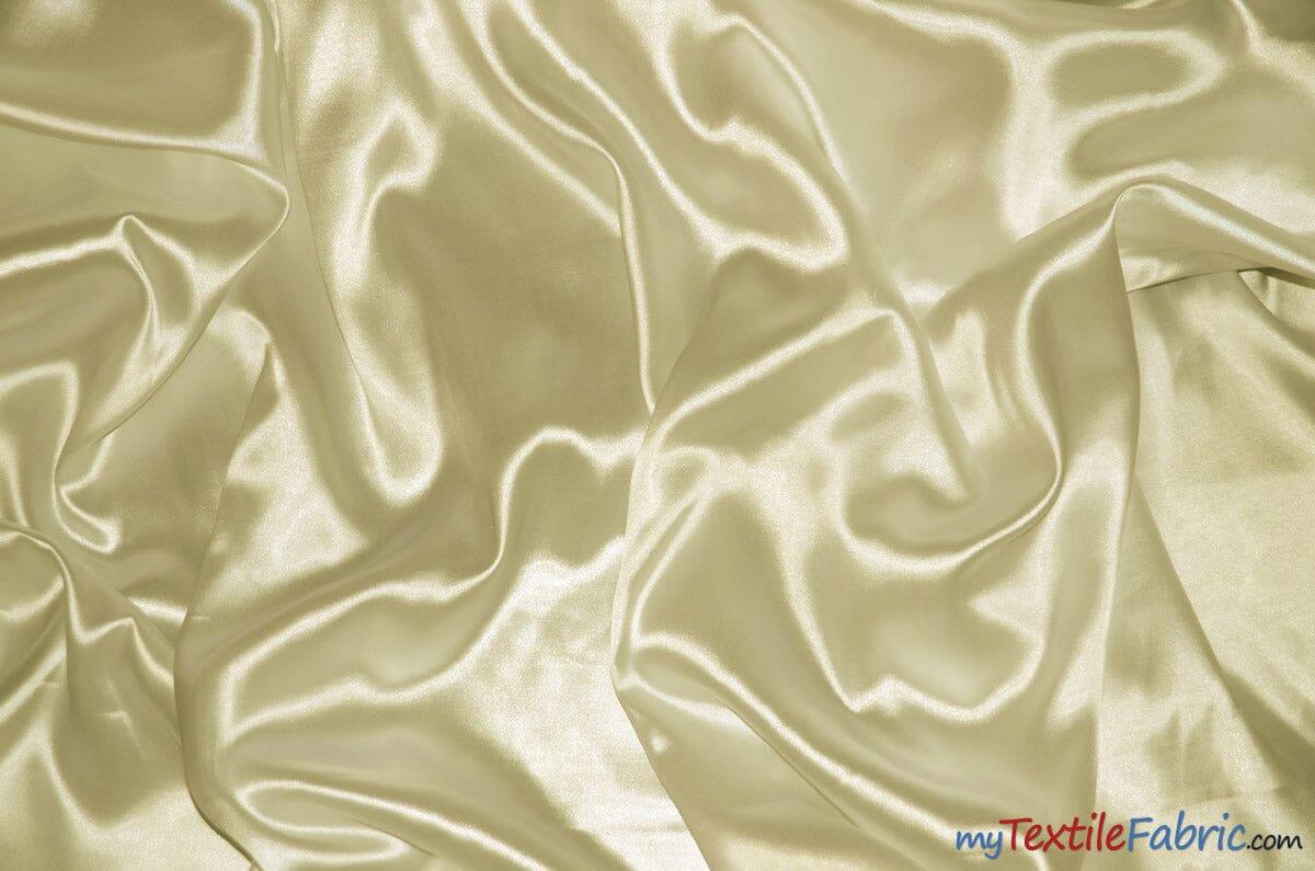 Silky Soft Medium Satin Polyester Fabric - Solid, 58/60" Width (70 Yard Bolt)