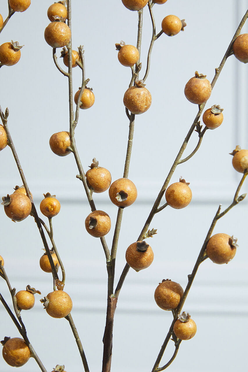 30” Butternut Pomegranate Christmas Spray (Weather Resistant)