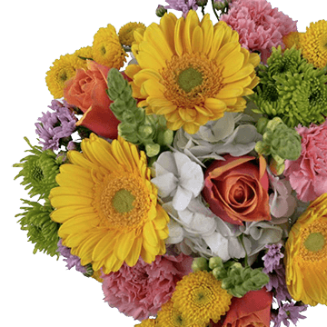 Tanned Skin Flower Bouquet Fresh Mixed Arrangement