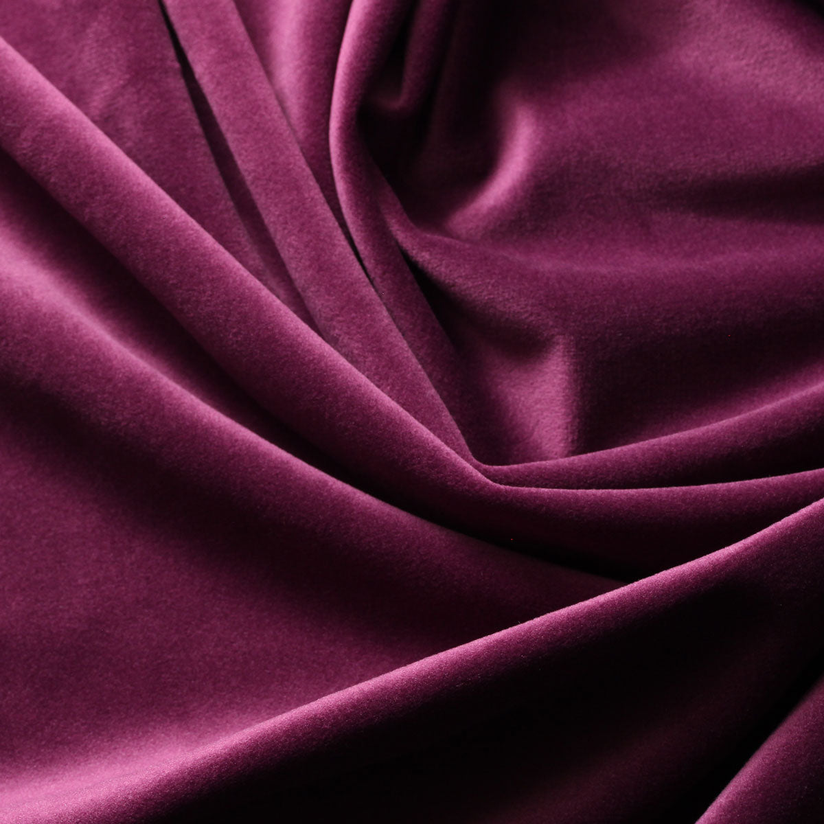 Camden Velvet Polyester Fabric - Solid Color, 60" Width (1 Yard)