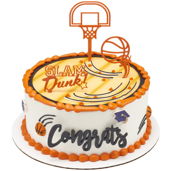 Basketball Cake Kit Slam Dunk