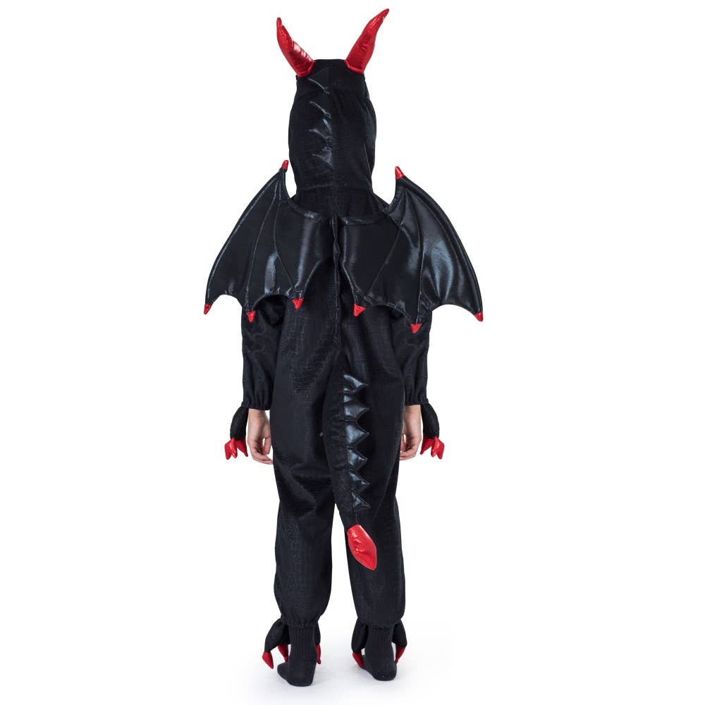 Dress Up America Black Dragon Costume For Kids
