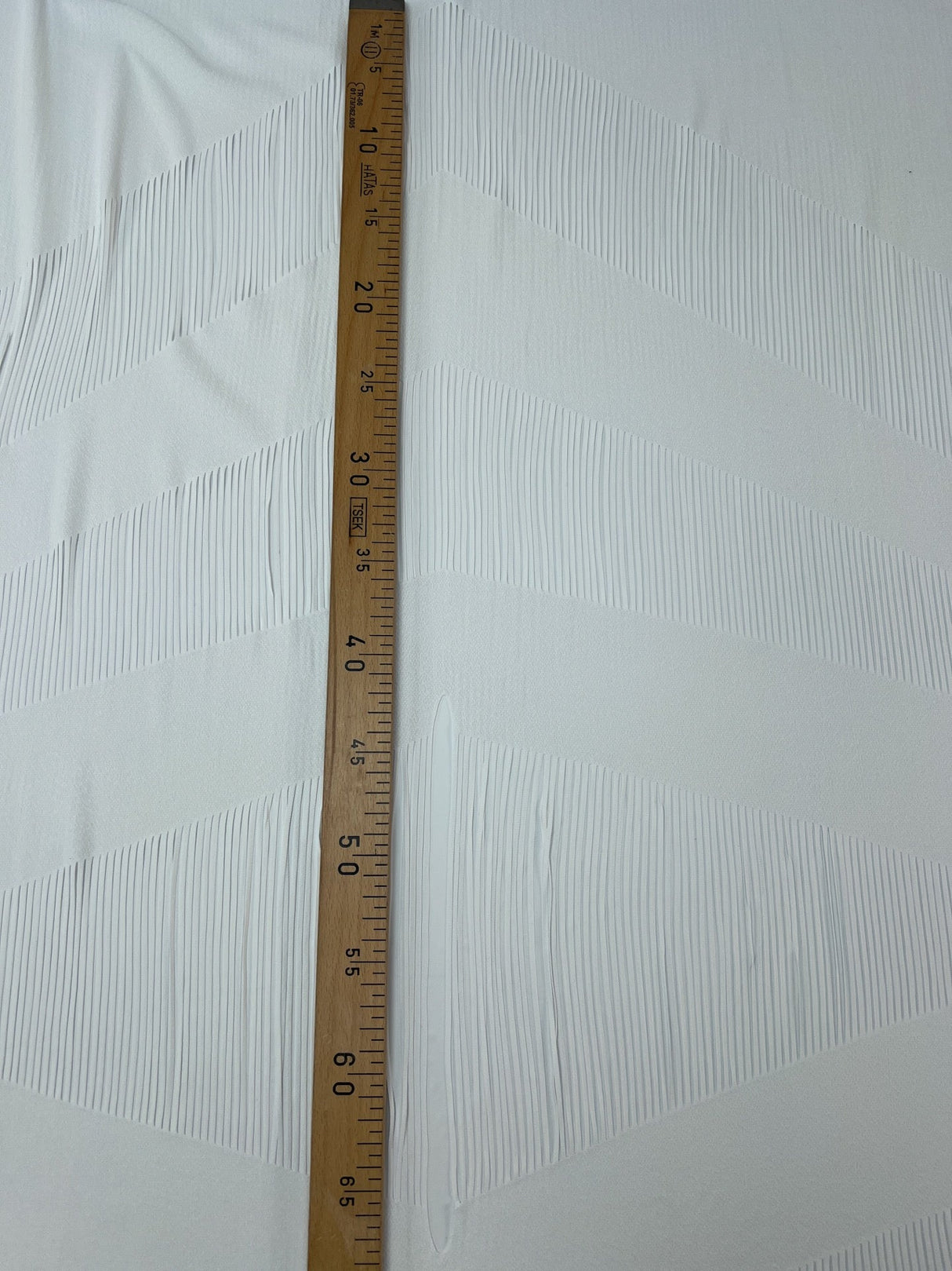 White Polyamide Knitted Fabric