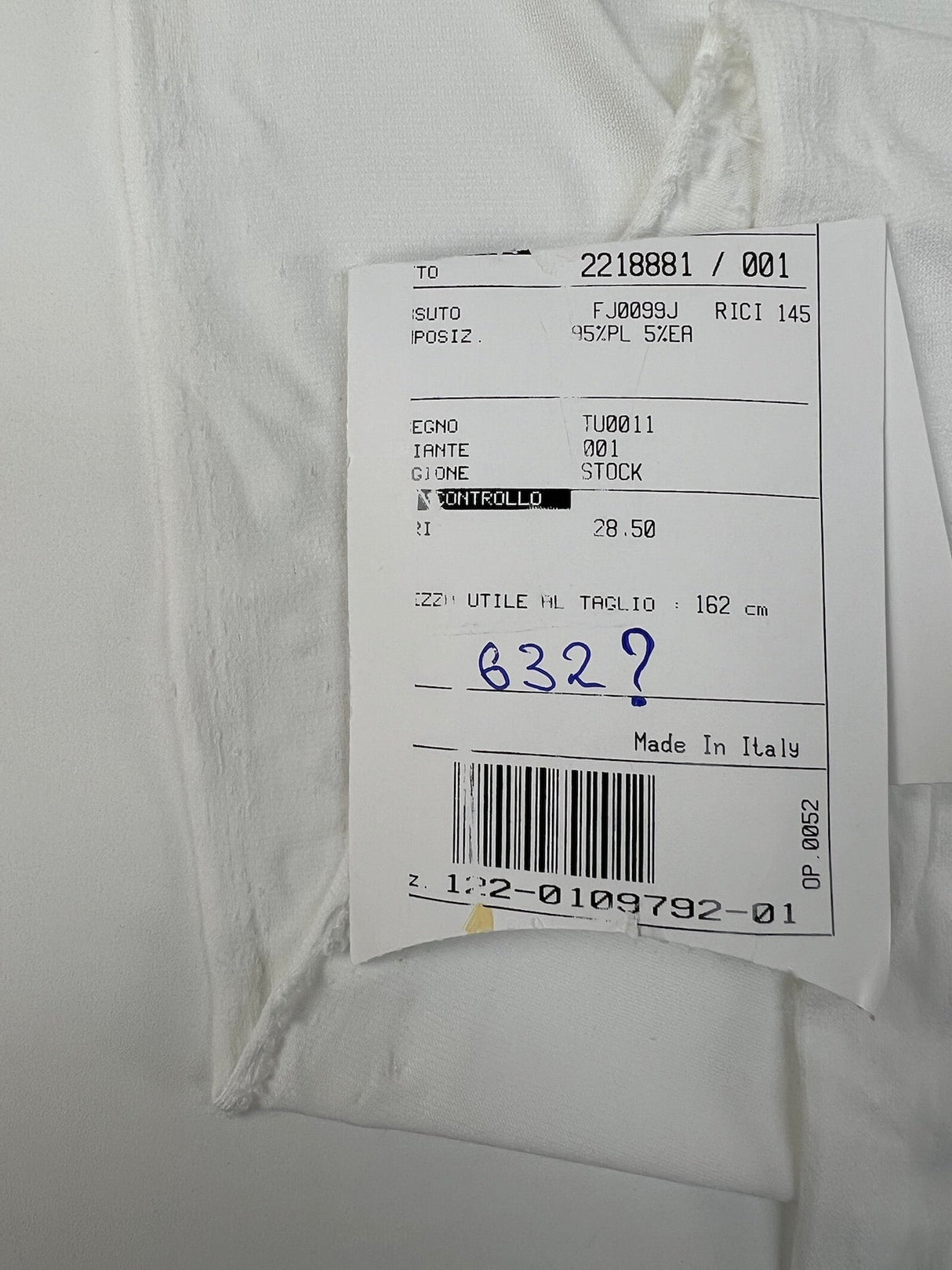 White Polyester Elastane Knitted Sportswear Fabric