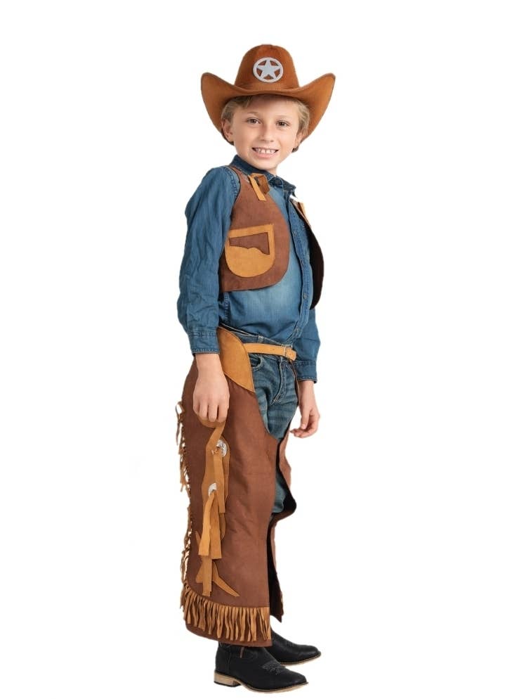 Brown Cowboy Costume - Kids
