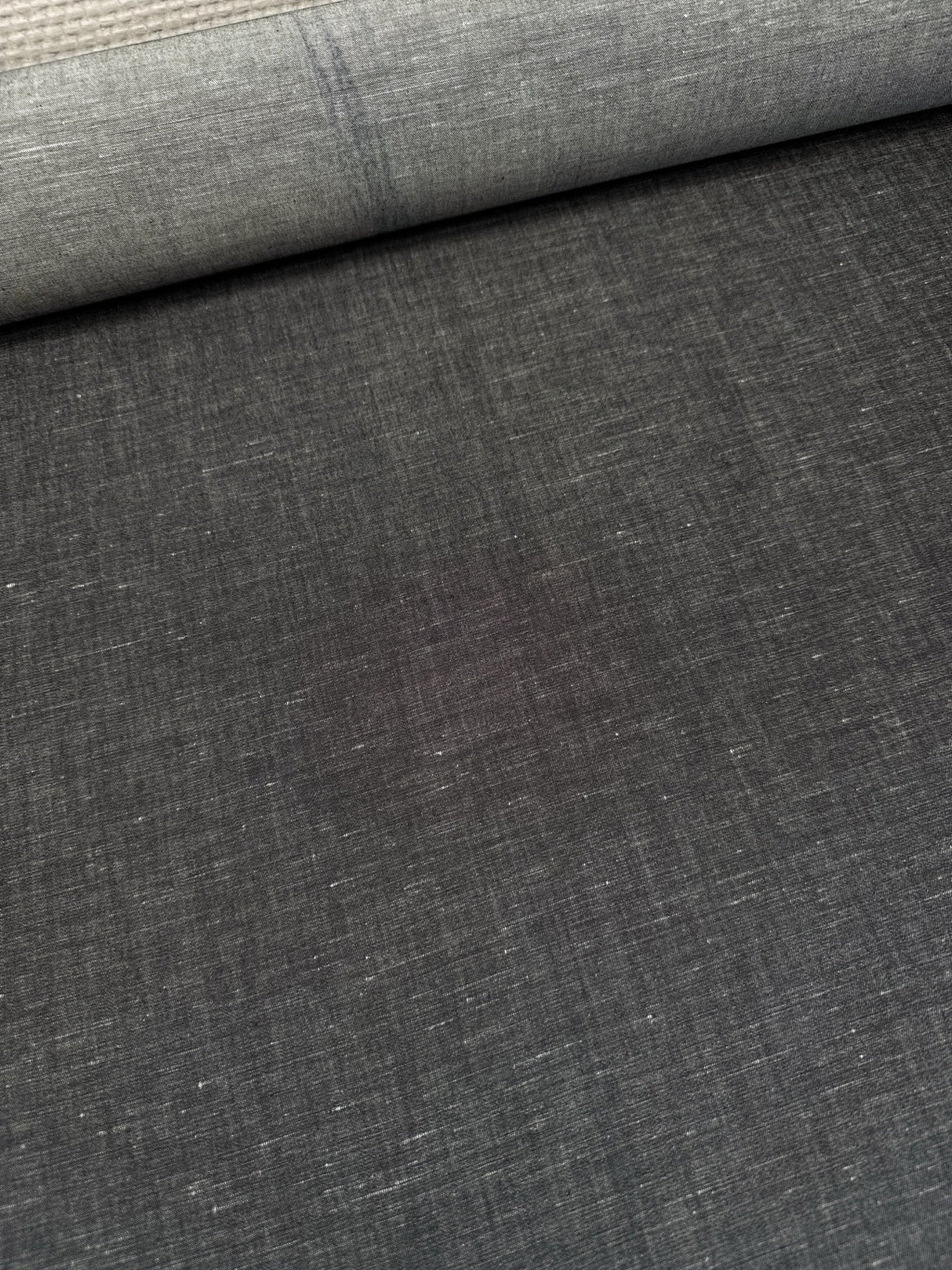 Cotton Linen Denim Blue Shade