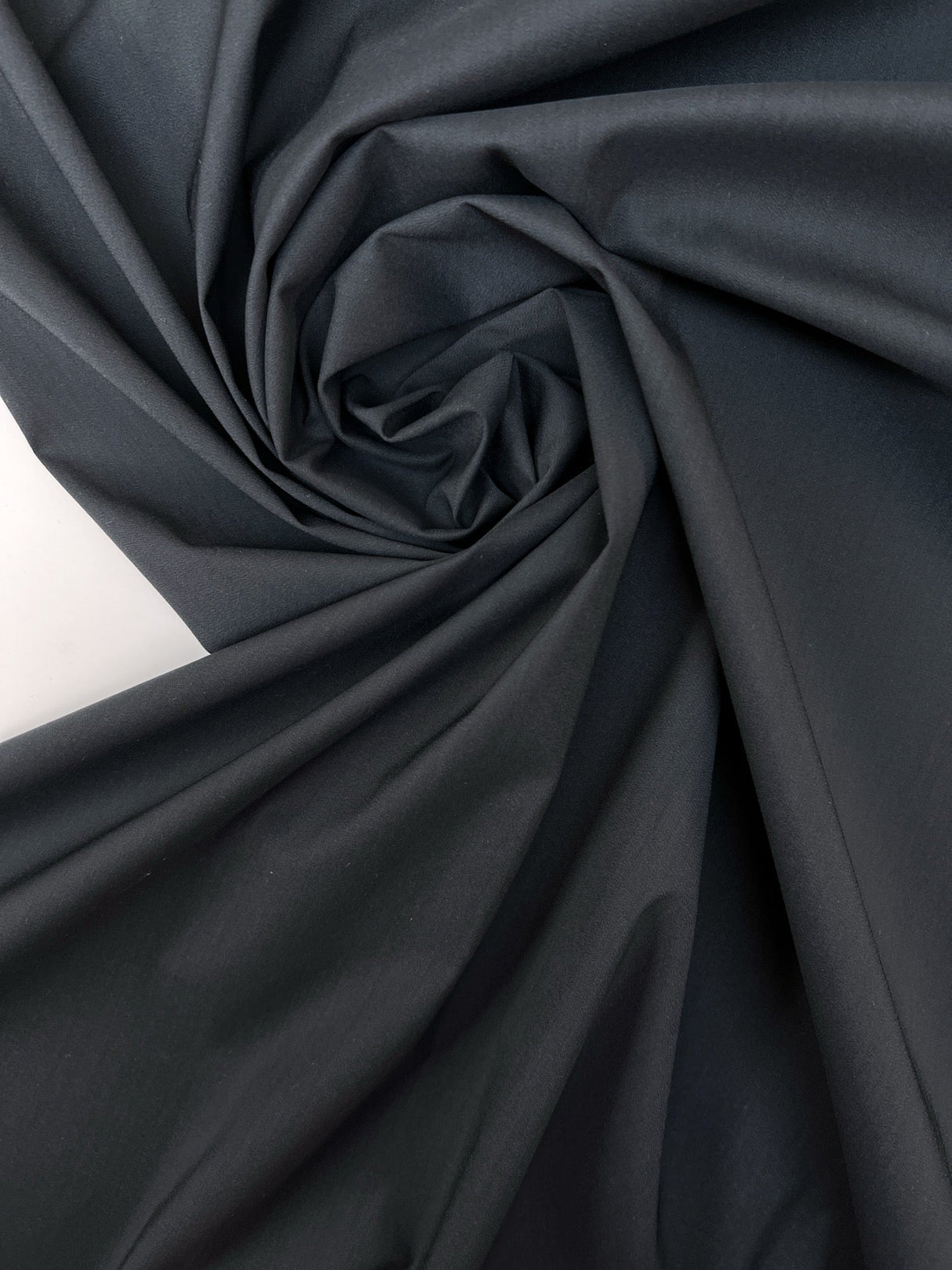 Virgin Wool Blend Woven Gray-Blue