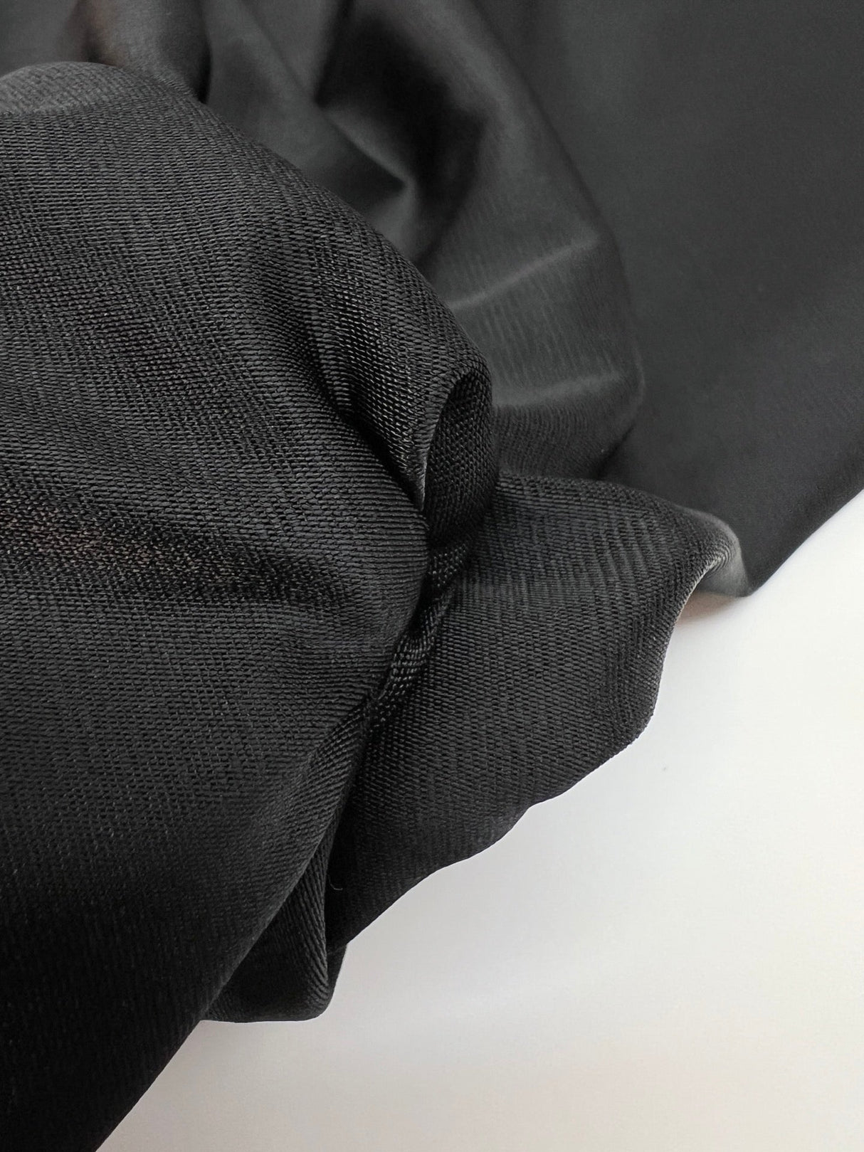 Black Viscose Knitted Fabric