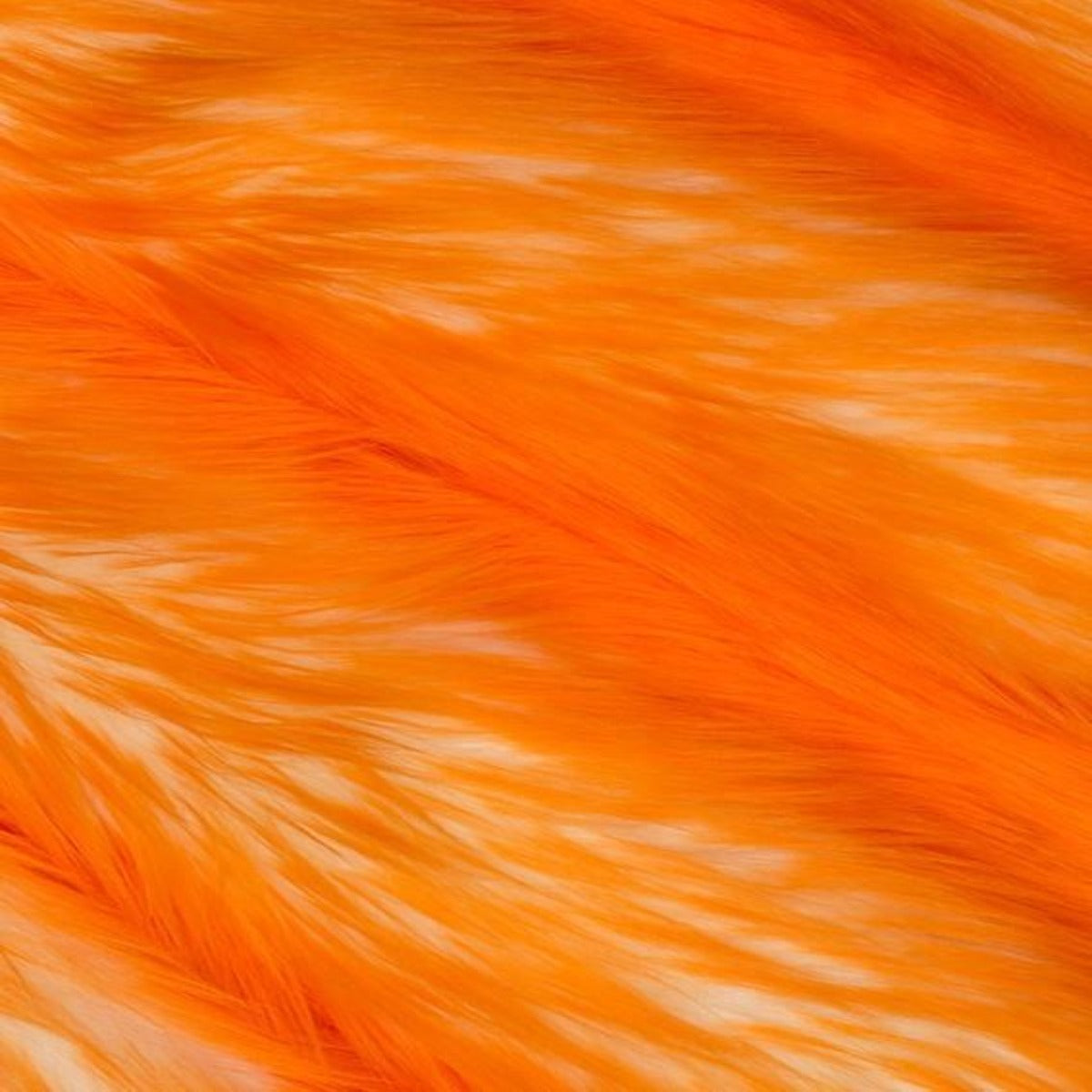 Snow Luxury Two Tone Shaggy Faux Fur Fabric - Acrylic Polyester Faux Fur Fabric, Two Tone Shaggy, 60" Width (1 Yard)