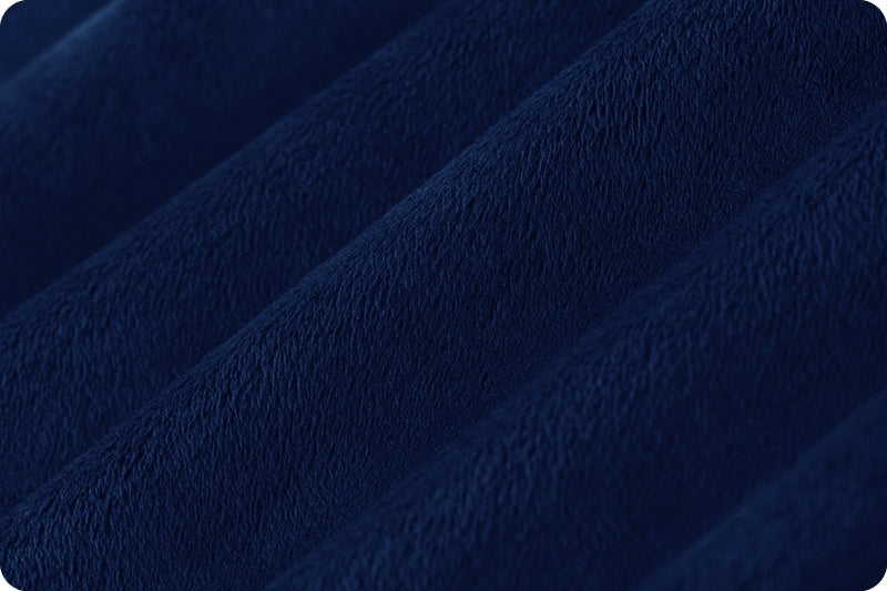 Navy Solid Minky Fabric 58/60" Cuddle 3
