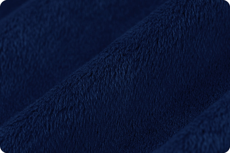 Navy Solid Minky Fabric 58/60" Cuddle 3