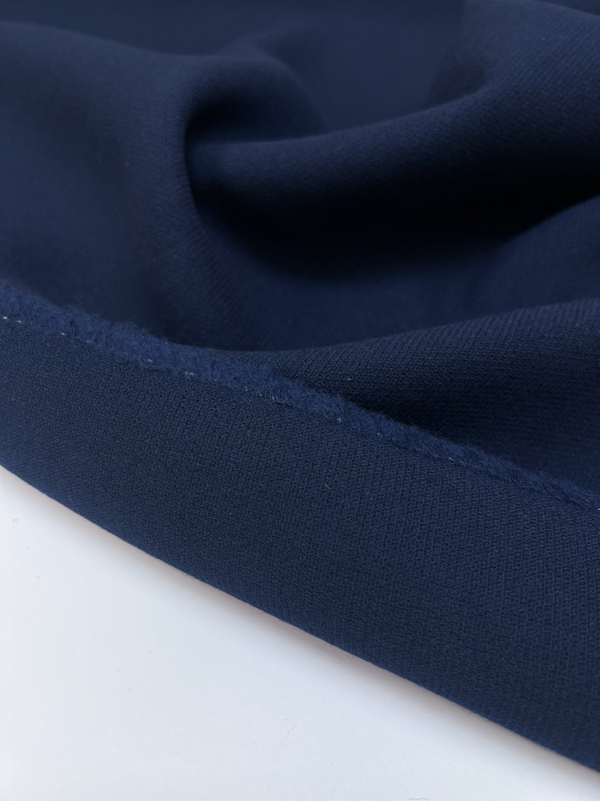 Blue Wool Crepe