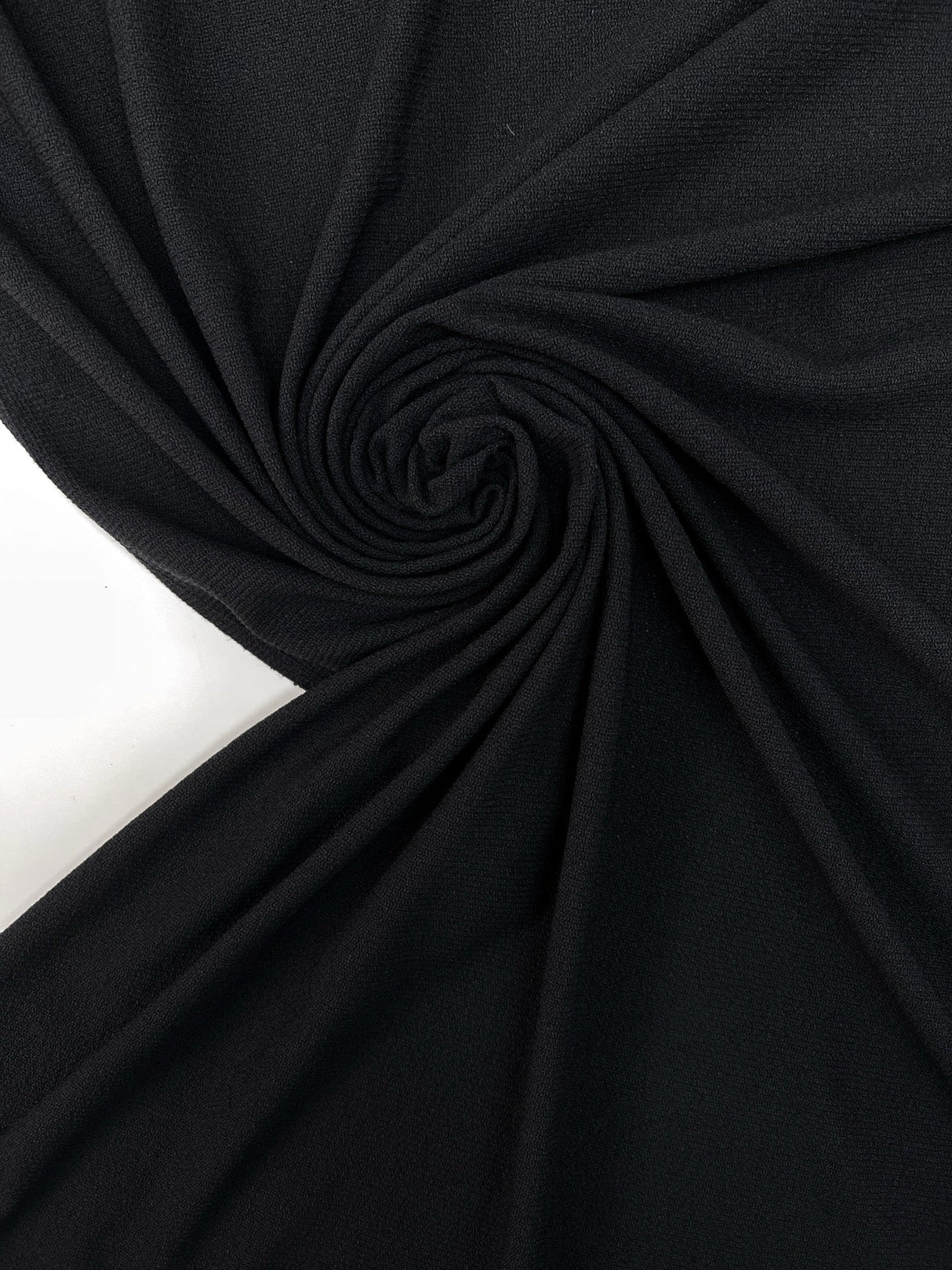 Viscose Knit Fabric Black Stretch