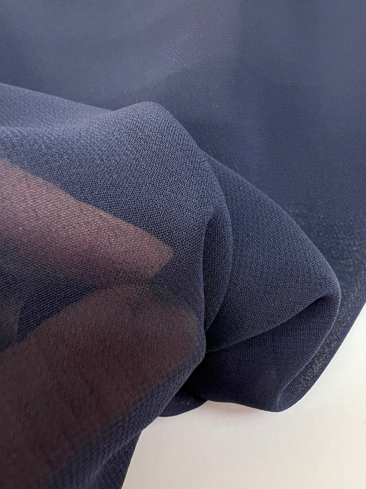 Polyamide Crepe Fabric Blue