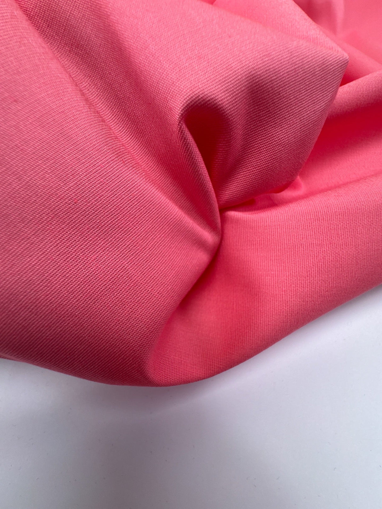 Pink Viscose Elastane Woven