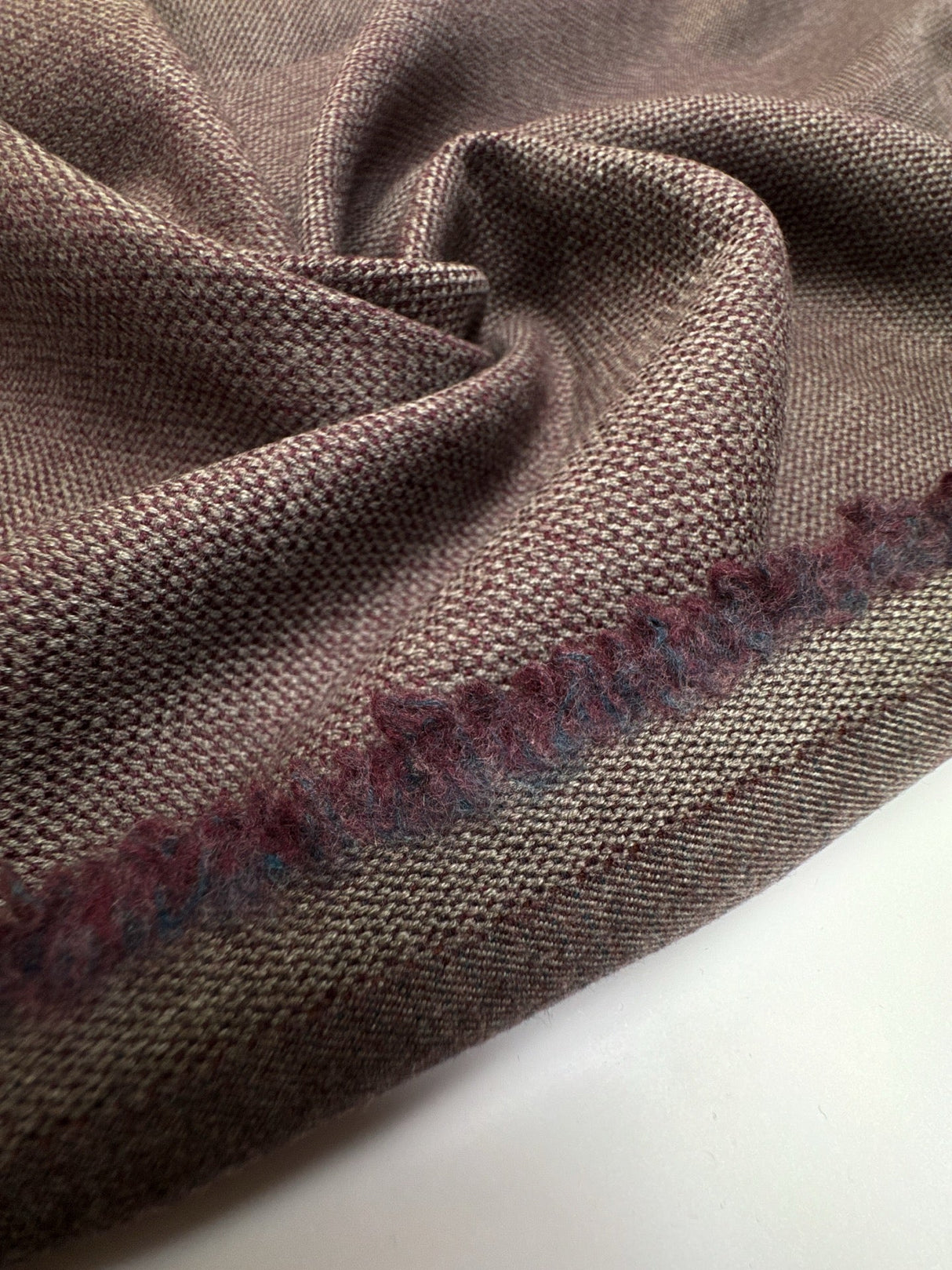 Bonded Wool Cotton Polyamid Coat Fabric