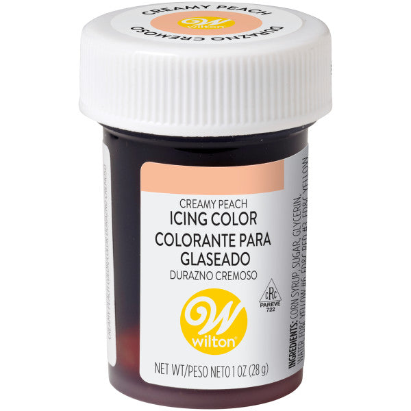 Wilton Creamy Peach Gel Food Coloring – 1 oz.