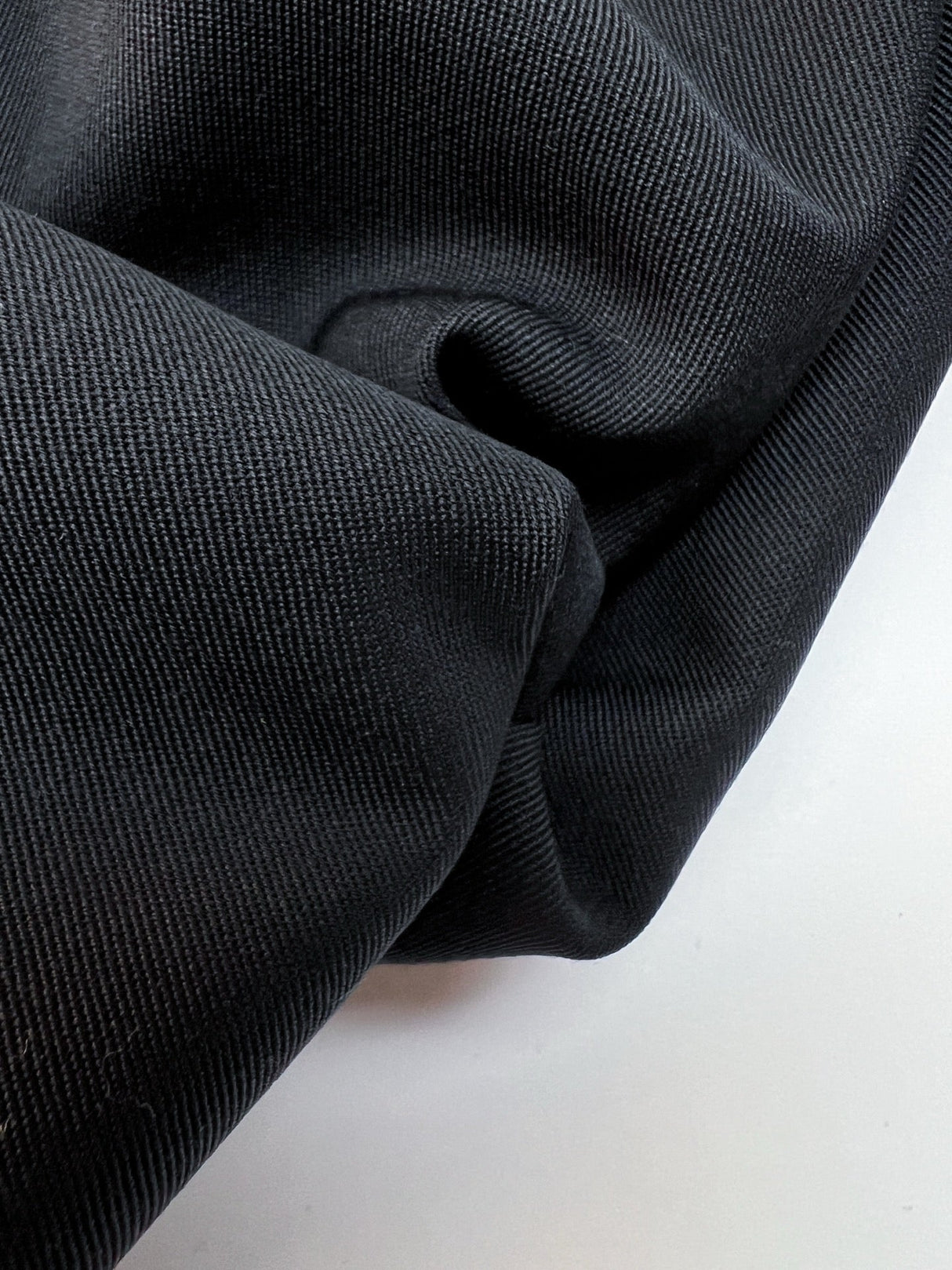 Italian Wool Twill Suit Fabric in Blue Shades