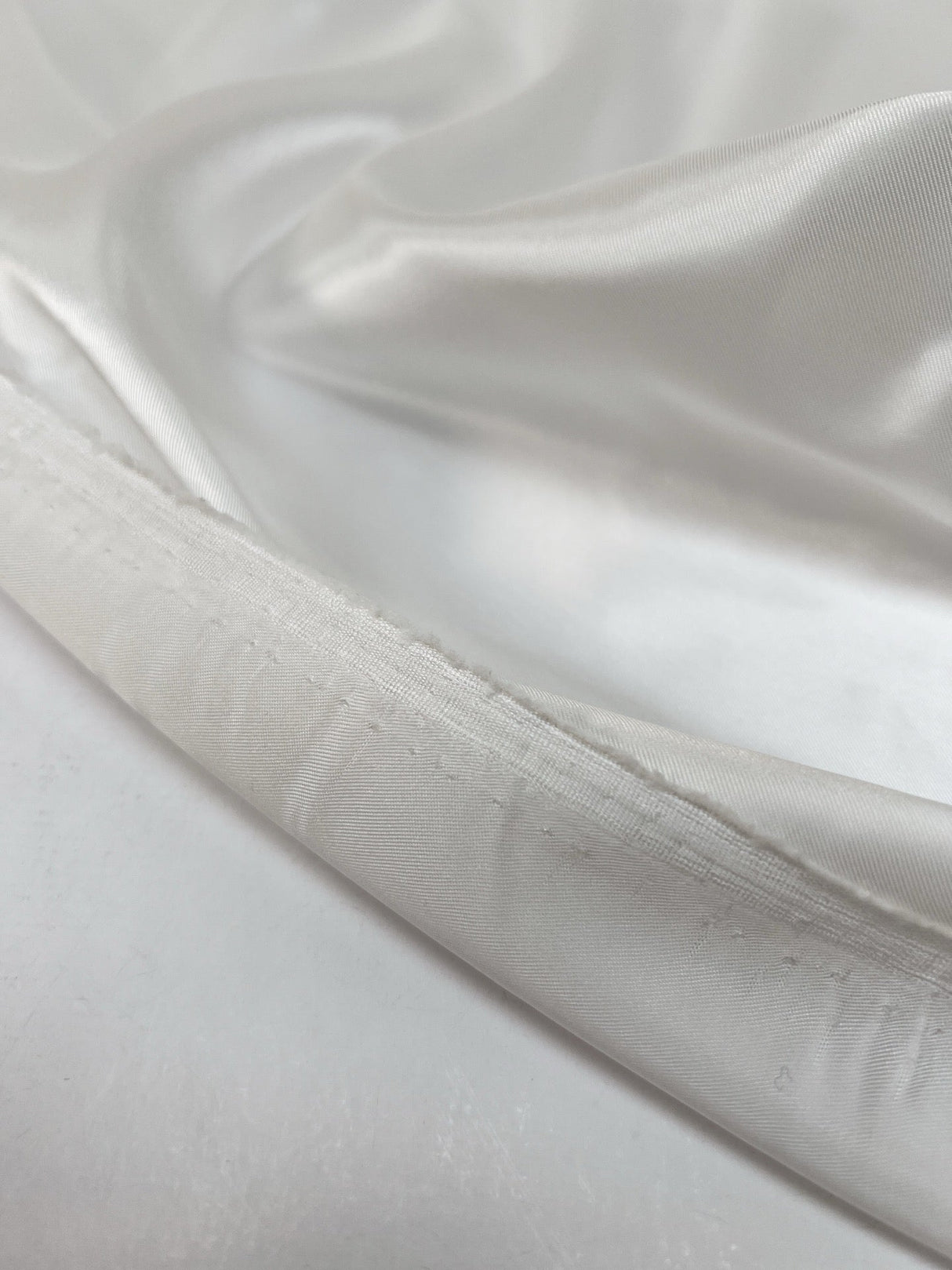 Polyamide Acetate Twill Lining White Shade