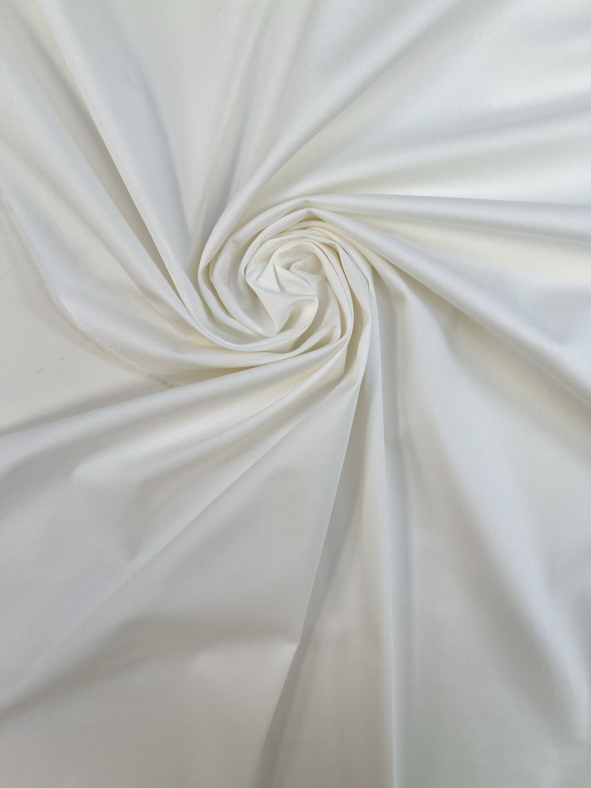 Cotton Twill With Elastane White