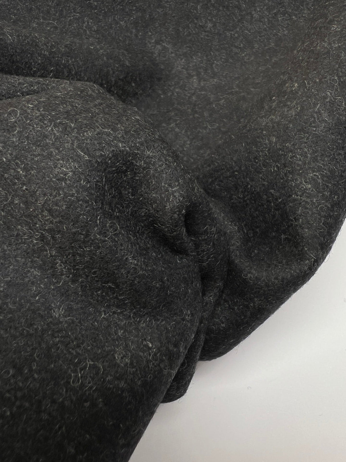 Wool Blend Woven Coat Fabric Gray