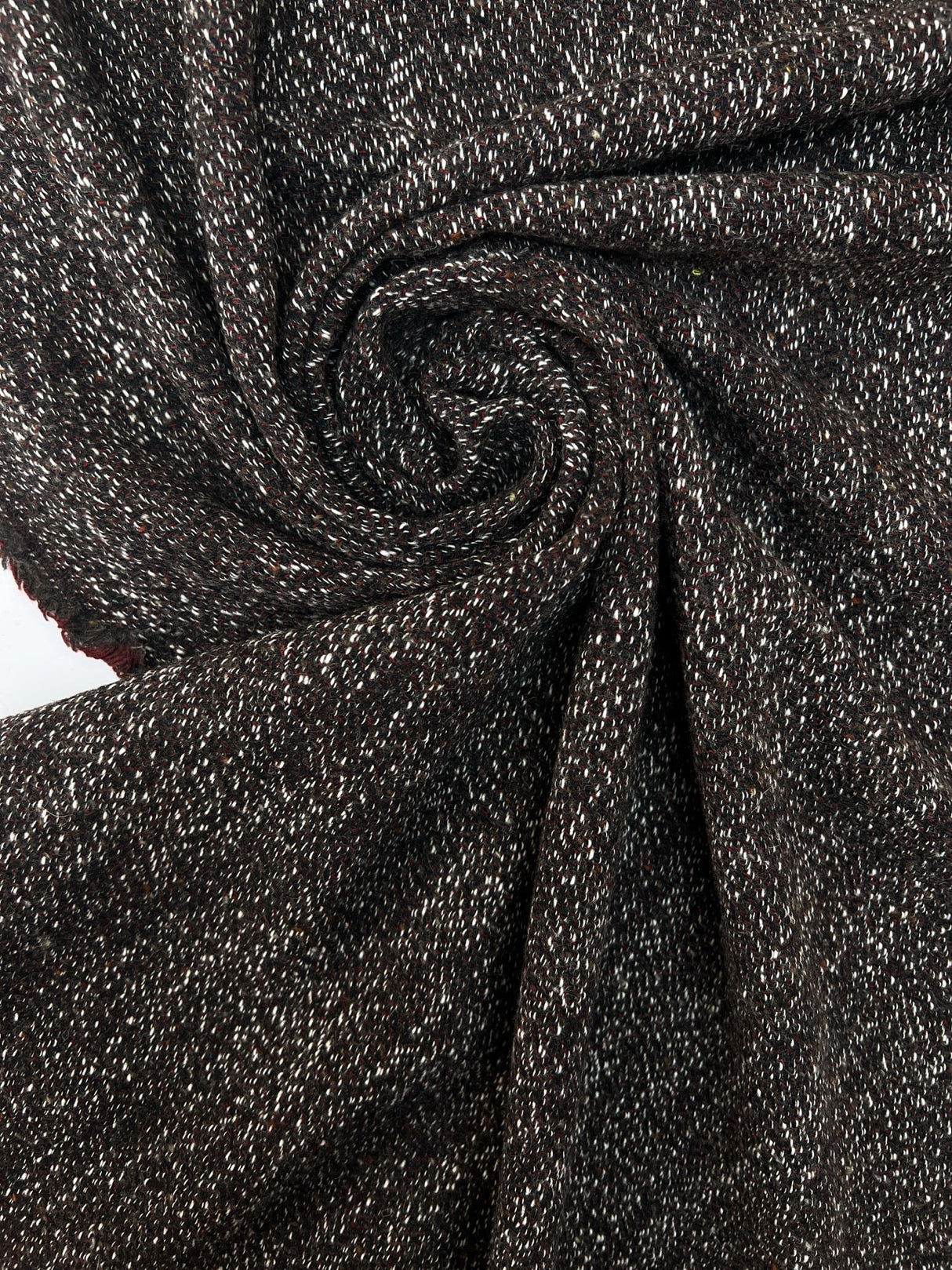 Cotton Tweed Melange RedGray