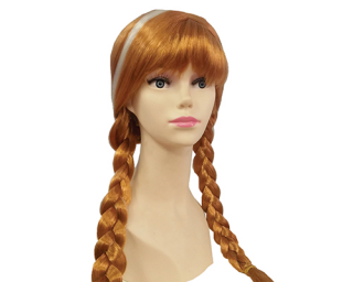 Kids Auburn Braided Wig