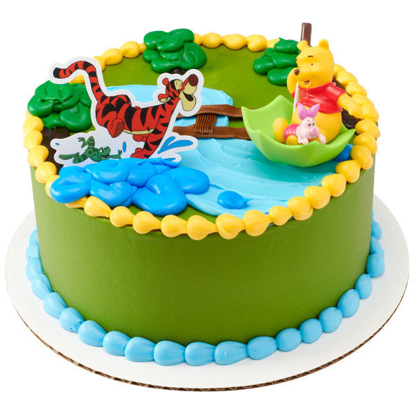 Winnie the Pooh Pooh, Piglet & Tigger Hunny Raindrops Set Cake Kit