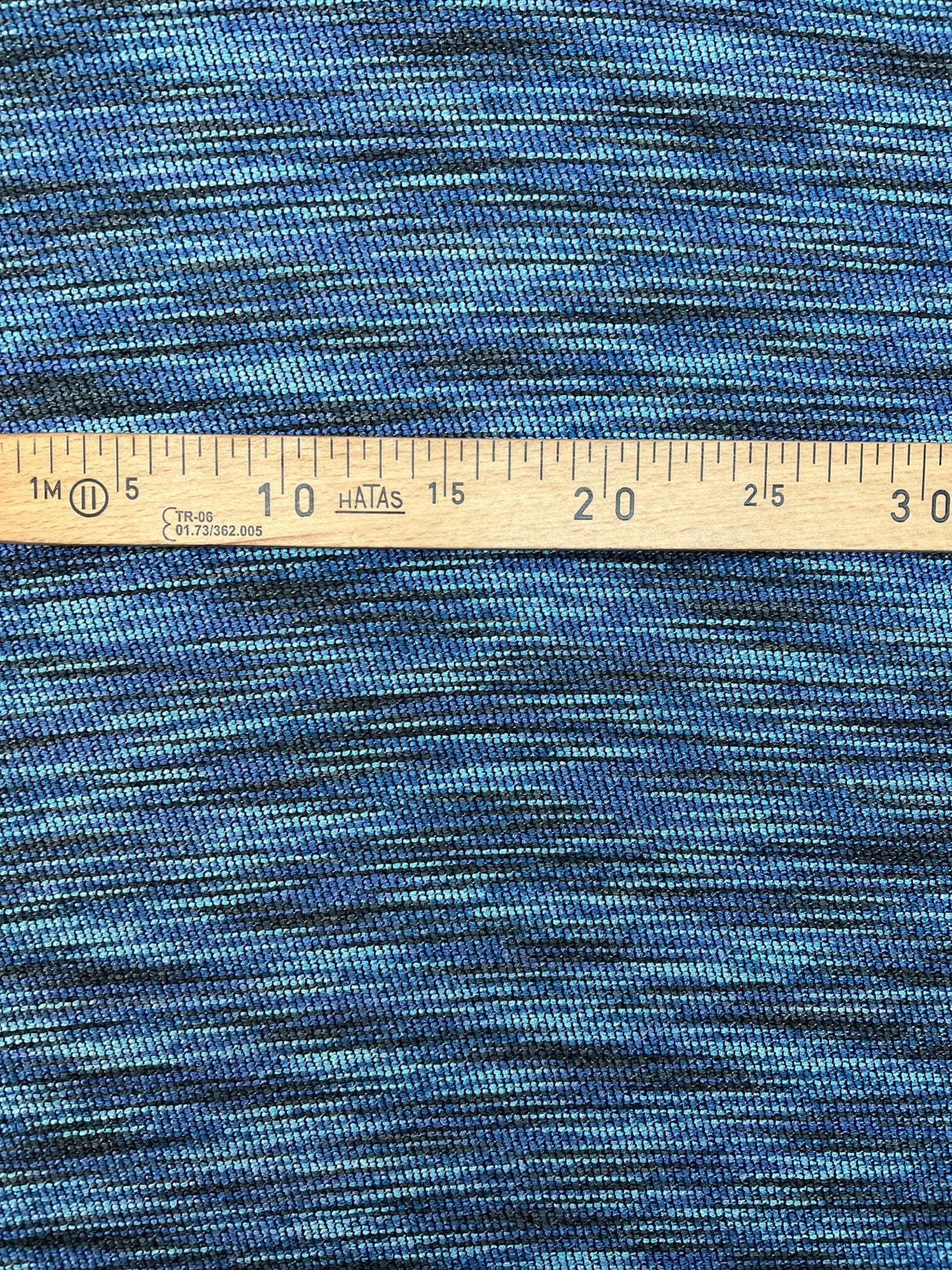 Viscose Cotton Woven Fabric Blue Abstract