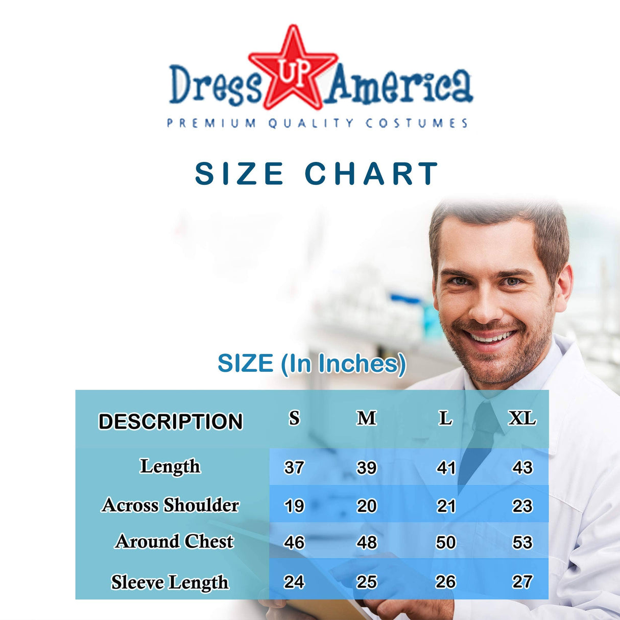 Doctor Lab Coat For Adults