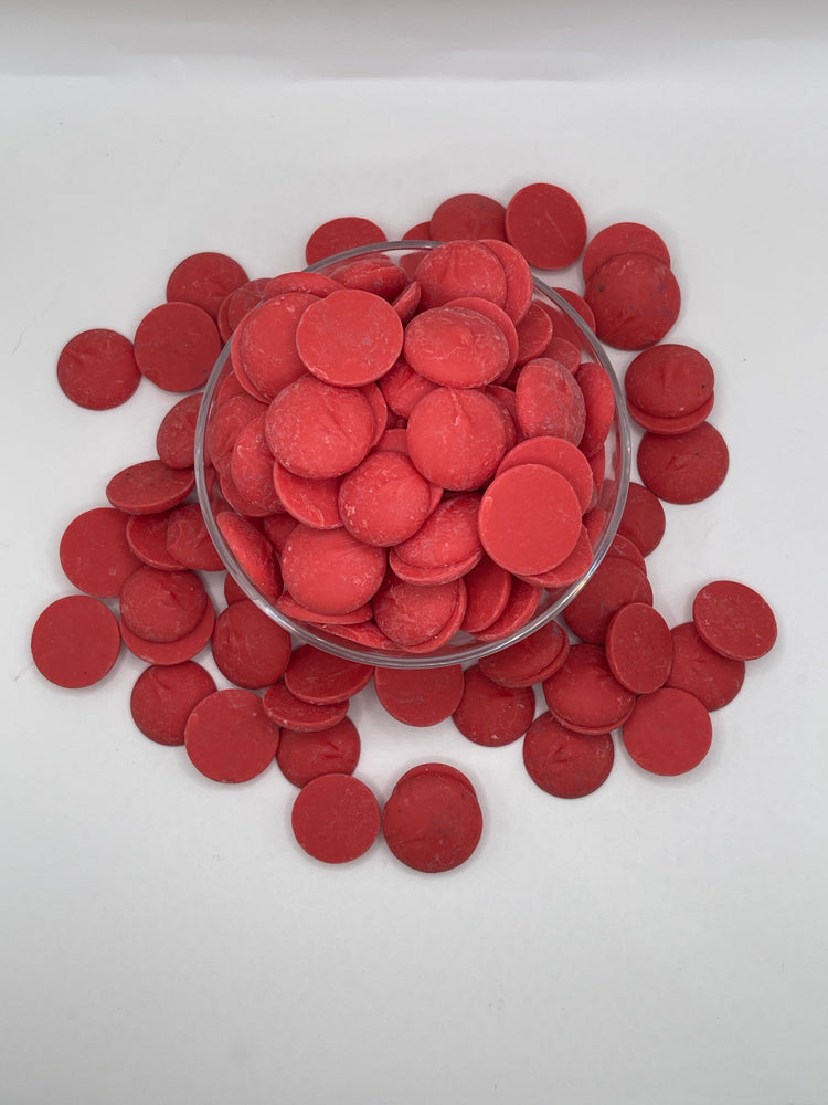 Merckens Red Chocolate Candy Melts – 2.5lbs