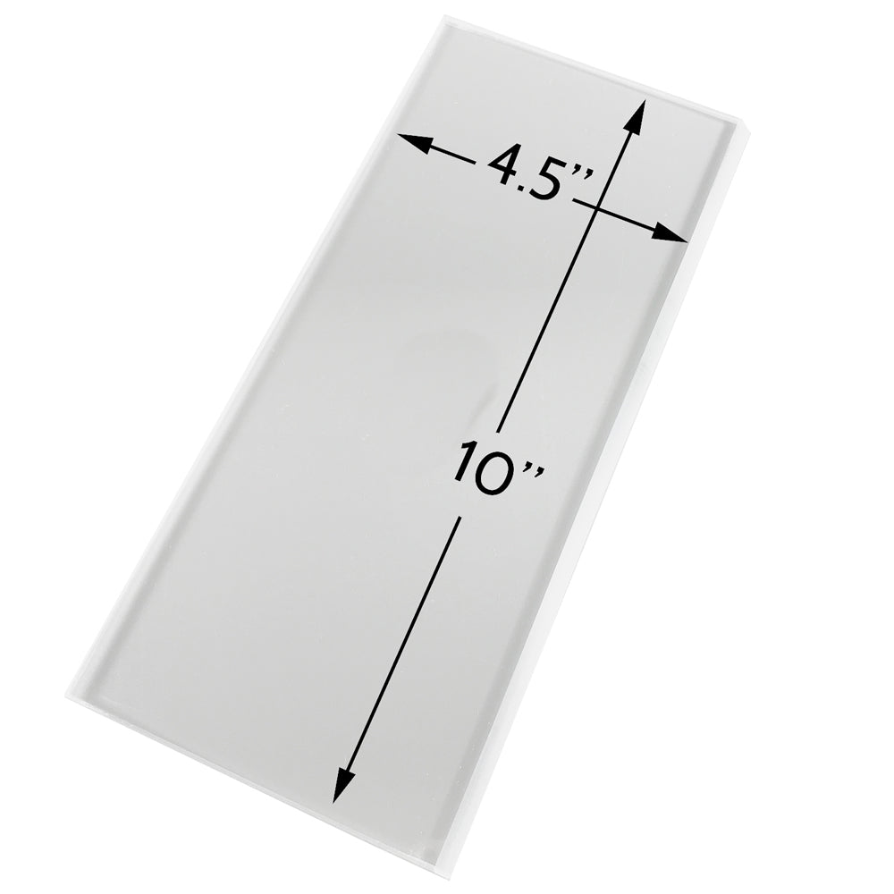 CakeSafe Acrylic Icing Scraper, 10"