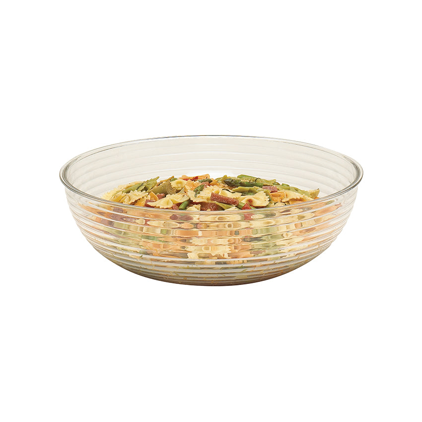 Cambro Camwear Round Ribbed Bowl 10" Dia., Clear