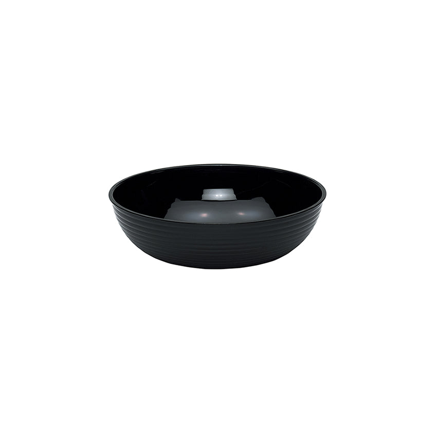 Cambro Camwear Round Ribbed Bowl 8" Dia., Black