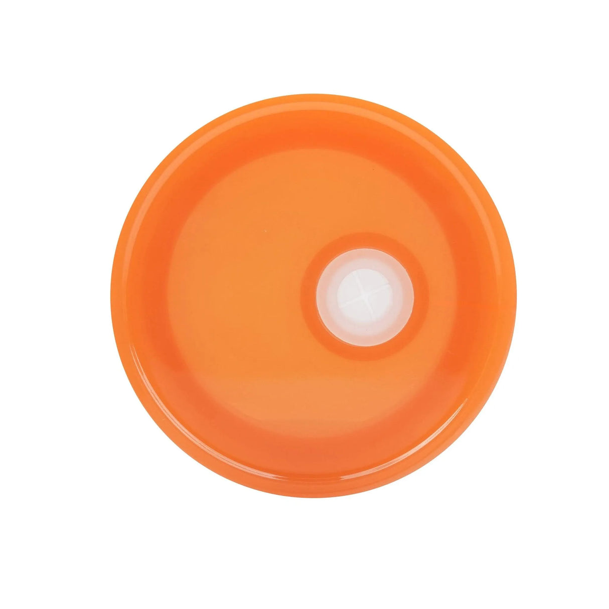 Can Acrylic Lid 2.75" - Opaque Orange