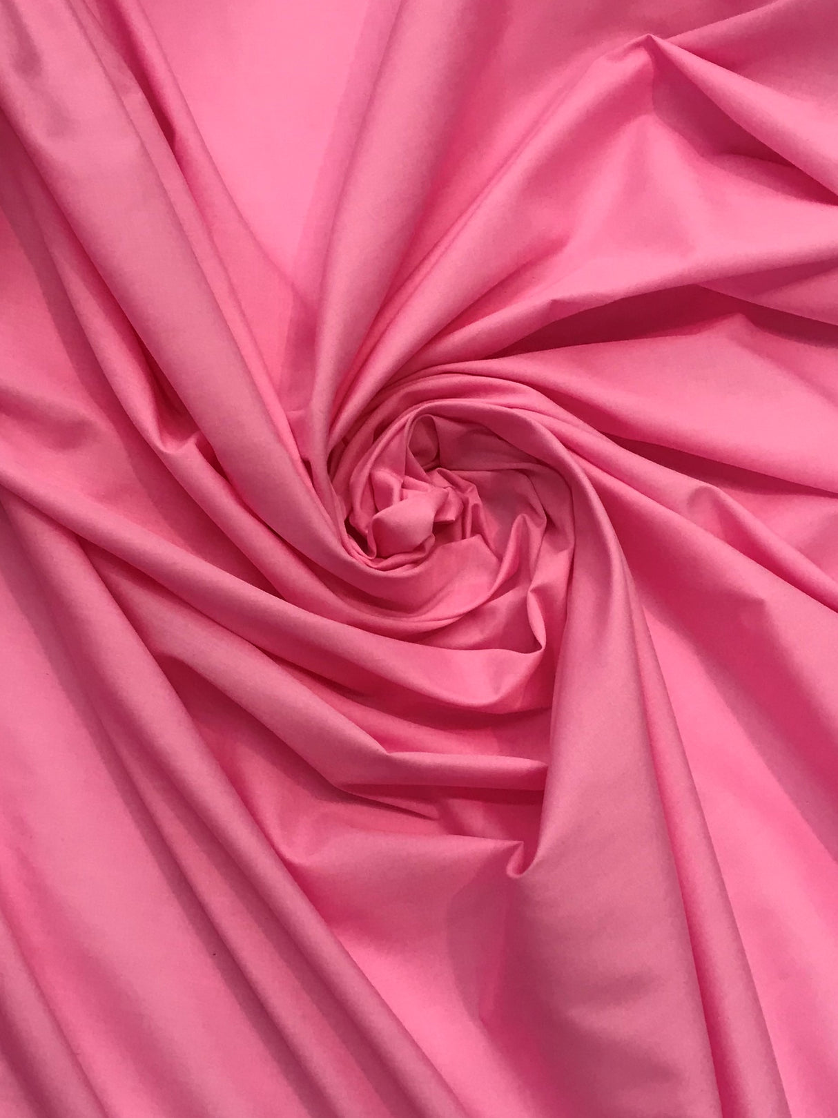 Candy Pink Poly Cotton Fabric - Candy Pink, Broadcloth, 59/60" Width (1 Yard)