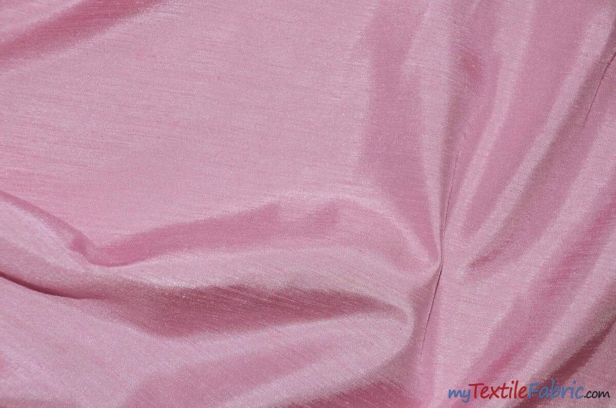 Shantung Satin Polyester Fabric - Reversible Satin Dupioni Silk, Multiple Colors, 58/60" Width (Yards, Bolts, Sample Swatches)