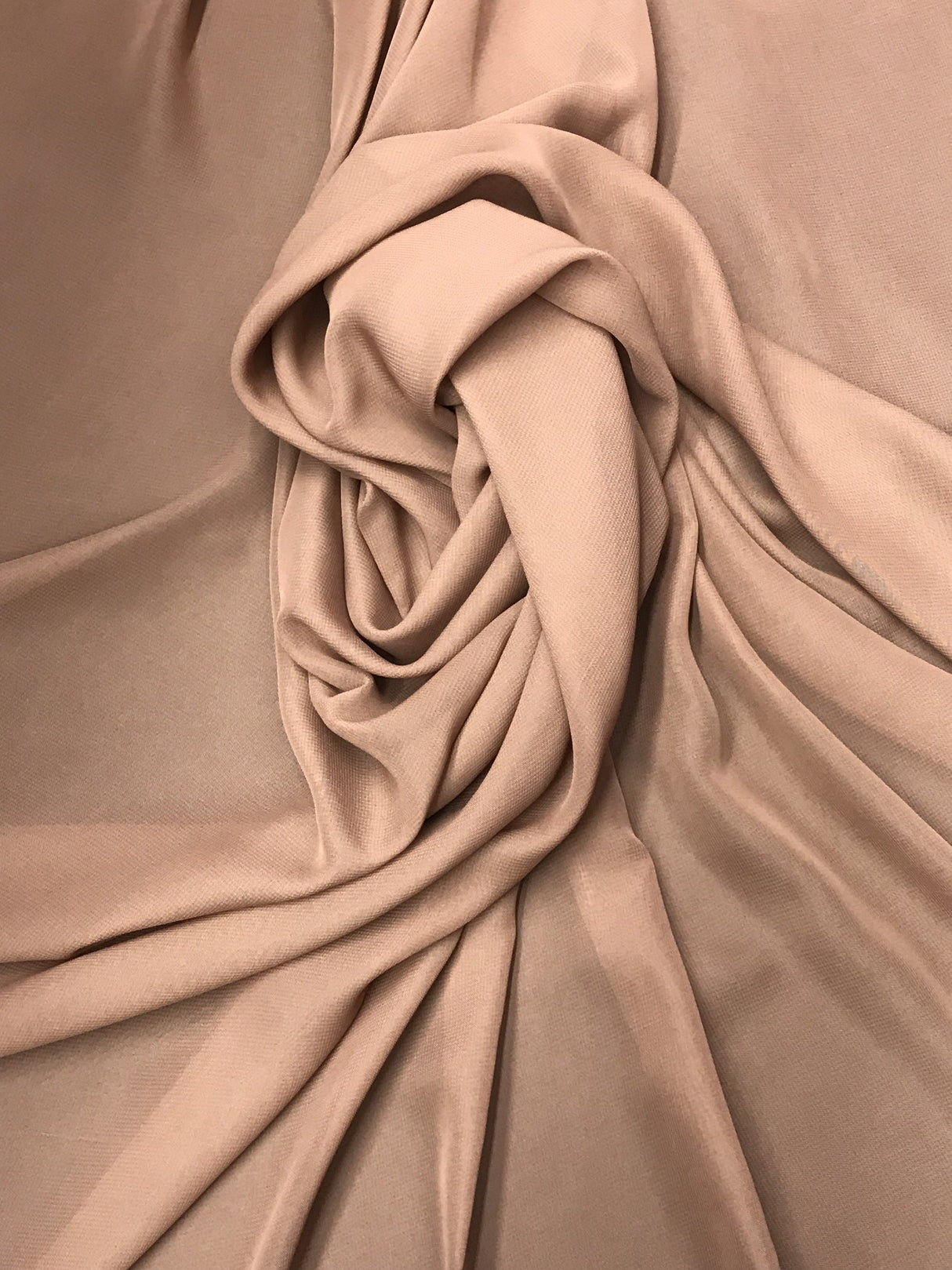 Cappuccino Chiffon Fabric - Cappuccino, Sheer, 59"-60" Width (1 Yard)