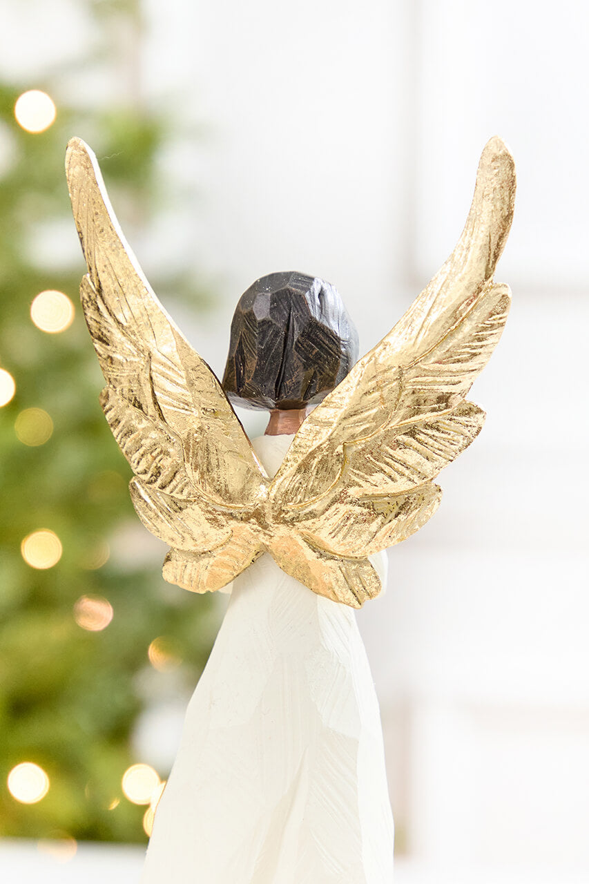 9.5" Carved Resin Angel