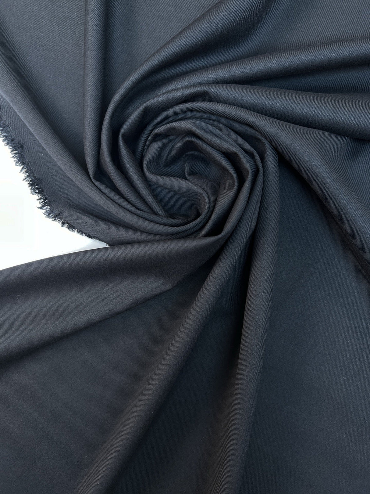 Blue Stretch Twill Fabric