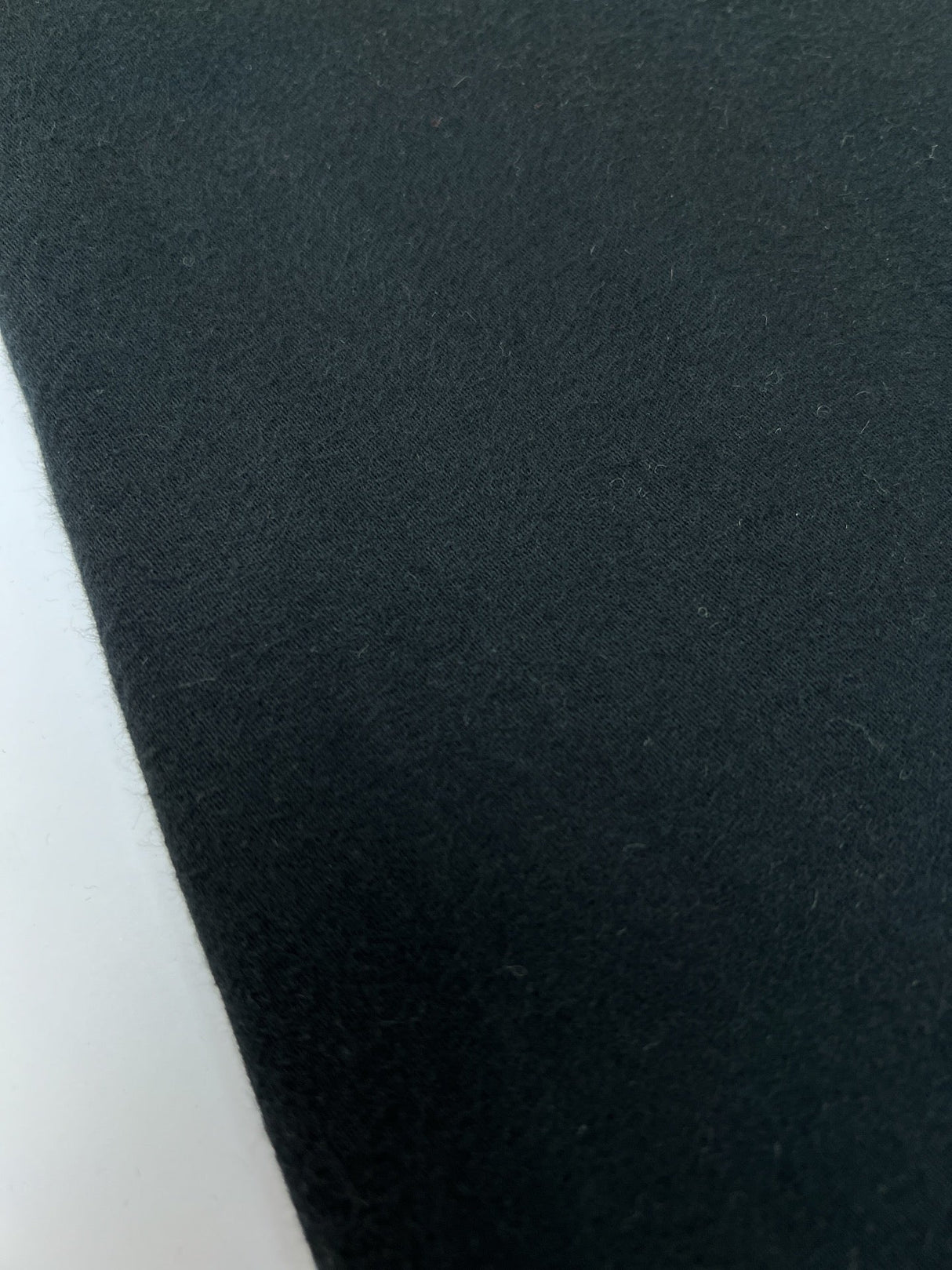 Black Wool Twill Casualwear Fabric