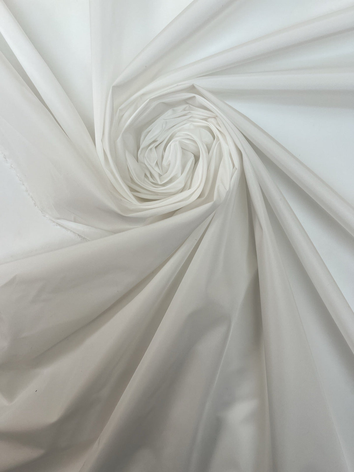 White Water-Repellent Polyamide Fabric