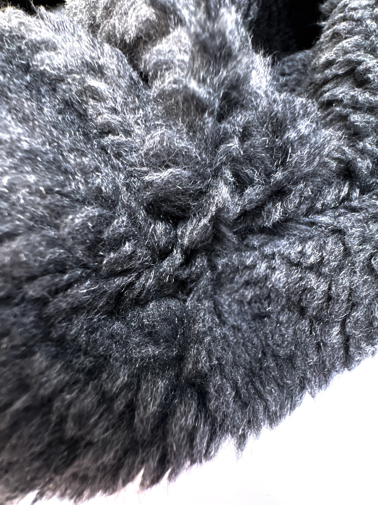 Polyester Acrylic Knitted Fabric Gray