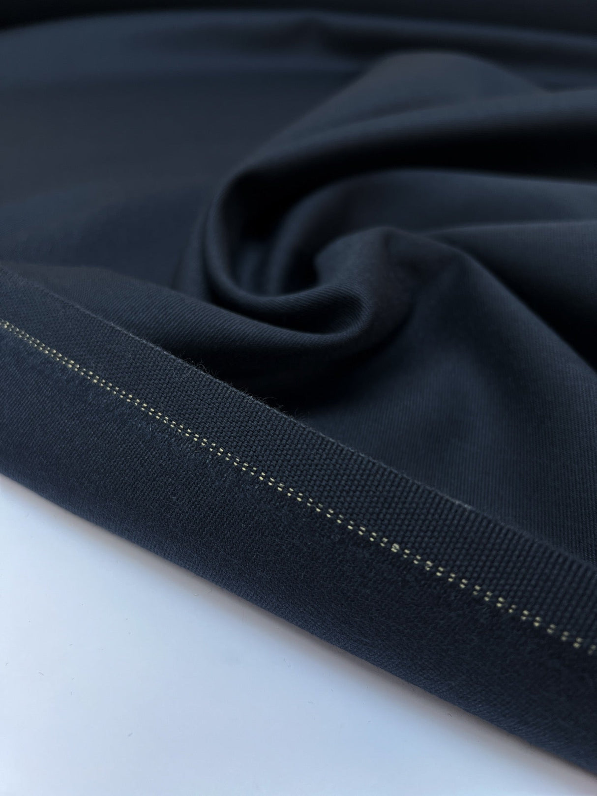 Wool Polyester Twill Gray