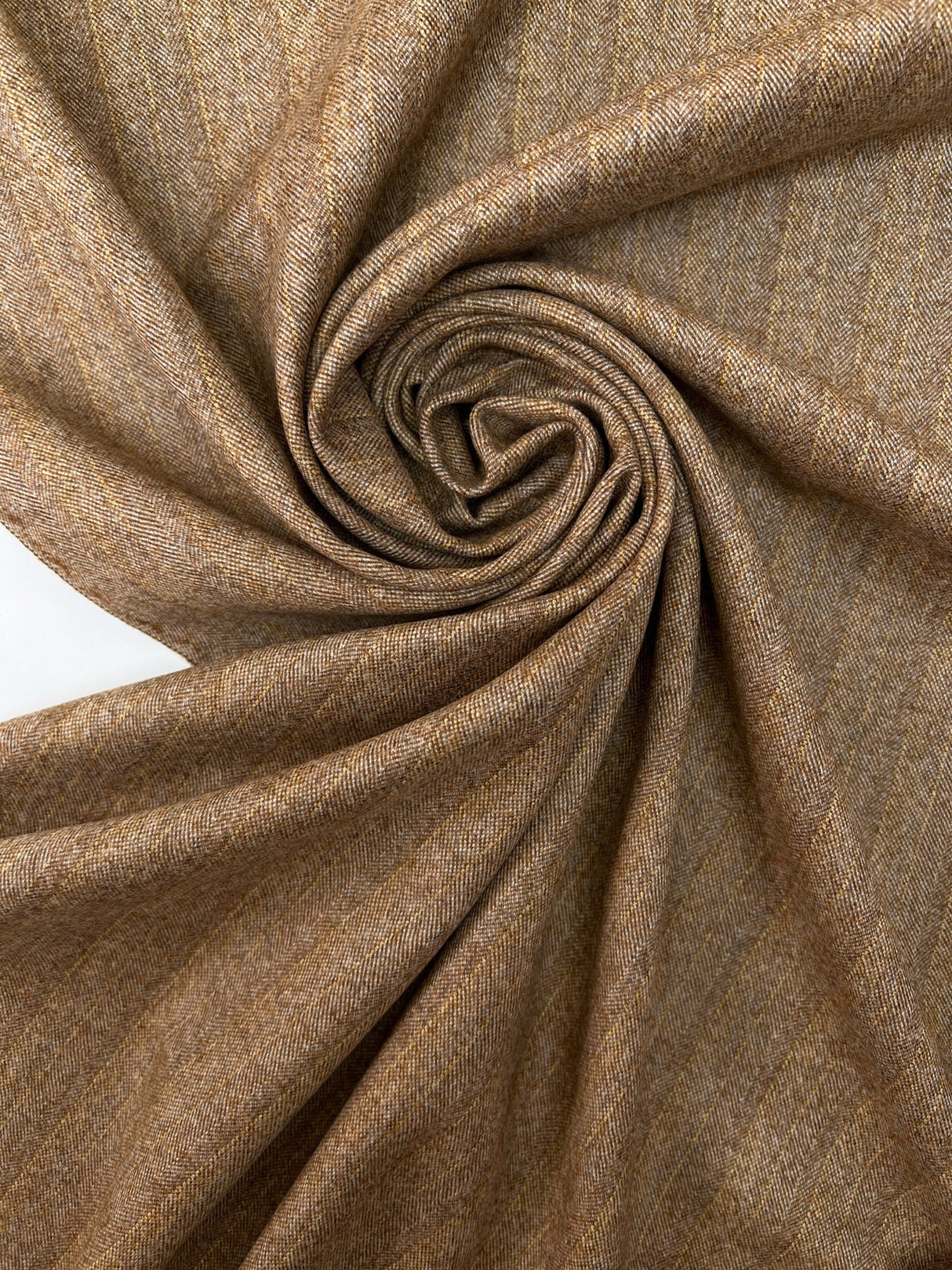Wool Tweed Brown Beige