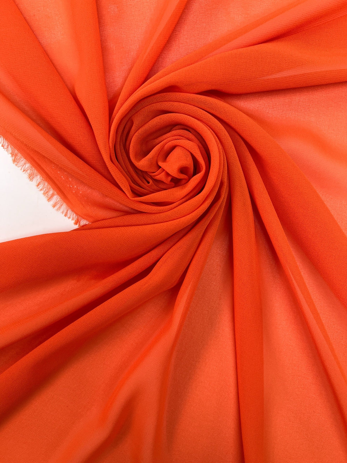 Polyester Crepe Orange