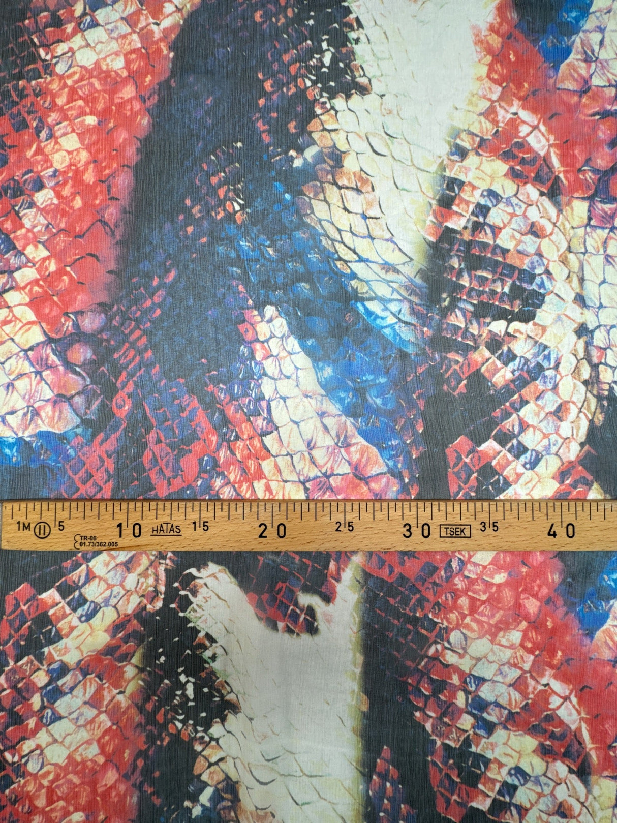 Silk Chiffon Printed Animal Panel Fabric