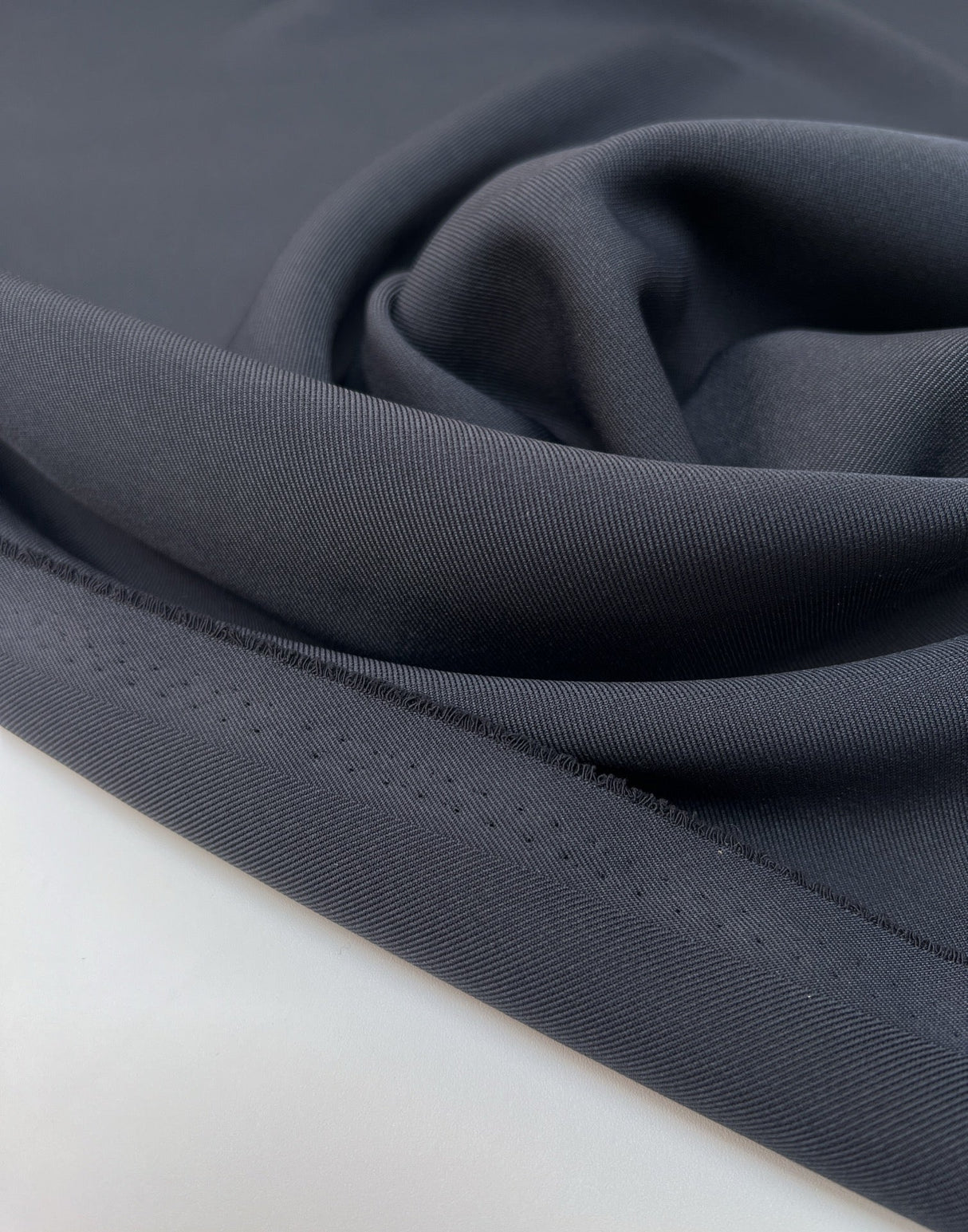 Gray Blue Blend Twill Suit Fabric